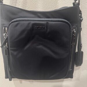 Tumi Tyler Crossbody Black/Gunmetal New without tags